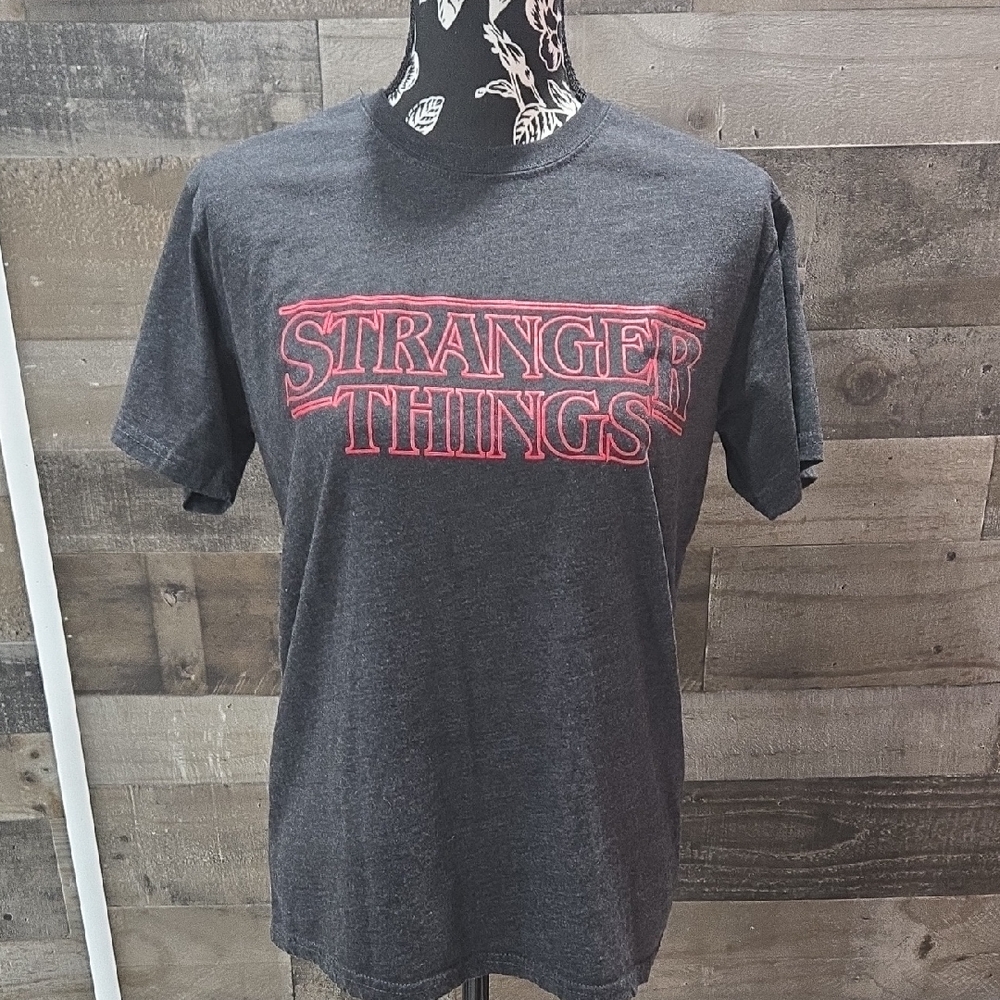 Netflix Gray Stranger Things Short Sleeve Tee